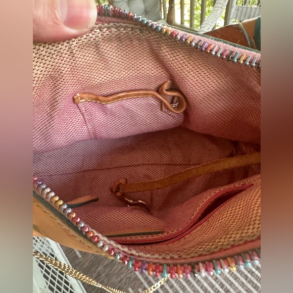 Vintage Dooney & Bourke Summer Mini Slouch Handbag Summer Design - Picture 4 of 13